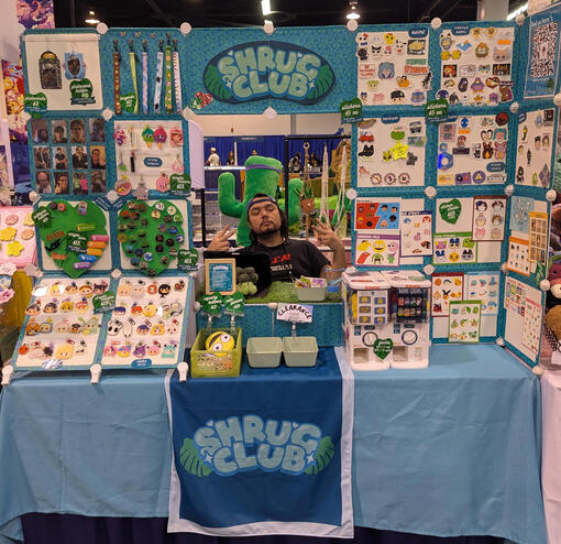 6 Foot Table Setup Example (No Apparel)
